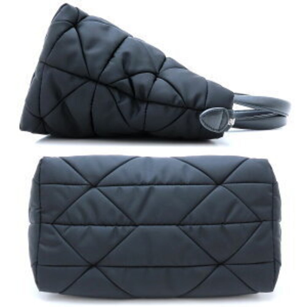 PRADA Padded Quilted Tote Bag Nero Black - Picture 2 of 8
